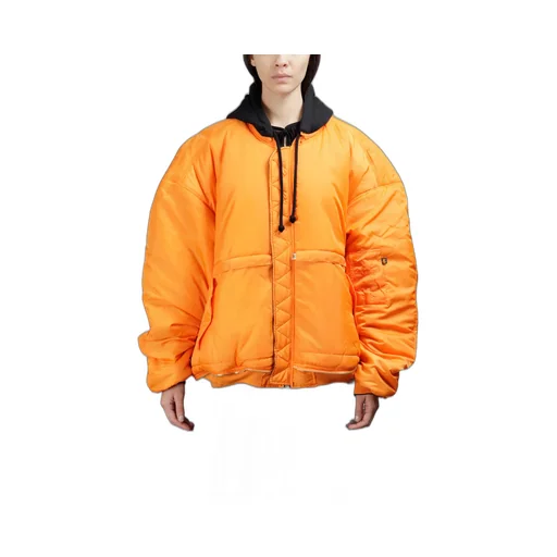 Alpha Reversible Cropped Bomber Jacket