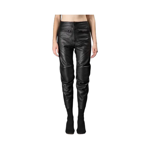 Leather Biker Trousers