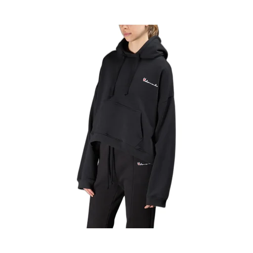 Black Champion Metal Logo Hoodie