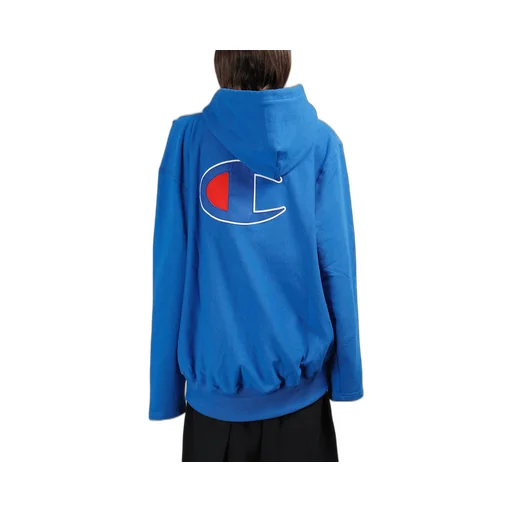 Blue Open Shoulder Champion Hoodie