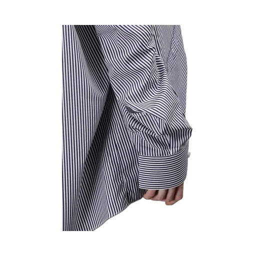 Striped Oversized Button-Down Shirt