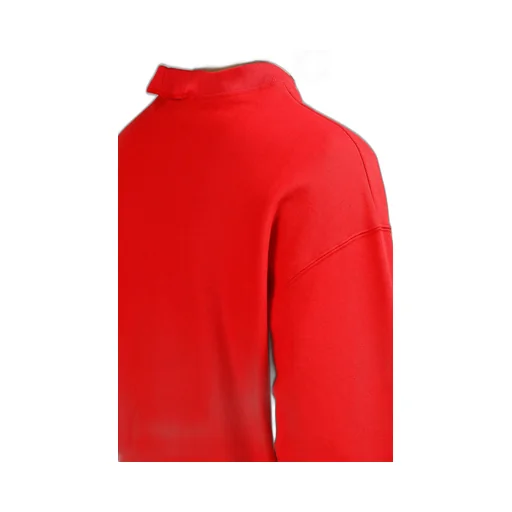 Red Open Shoulder Champion Sweatshirt