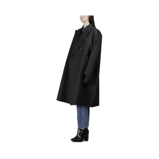 Oversized Double-Breasted Coat