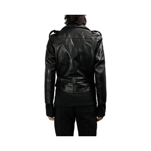 Black Leather Biker Jacket