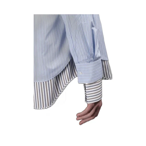 Double Stitched Striped Shirt