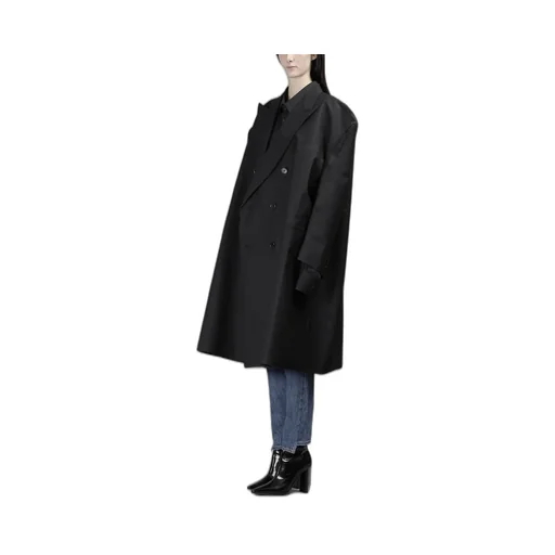 Oversized Double-Breasted Coat