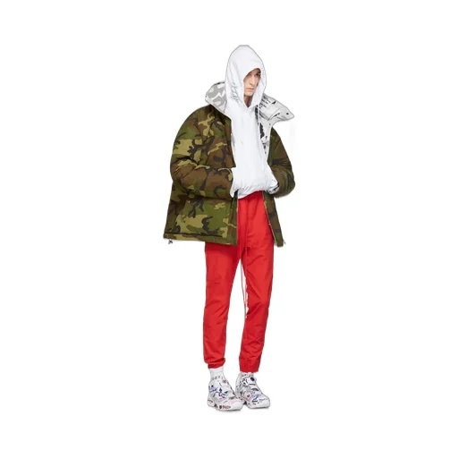 Vetements X Champion White Graphic Hoodie