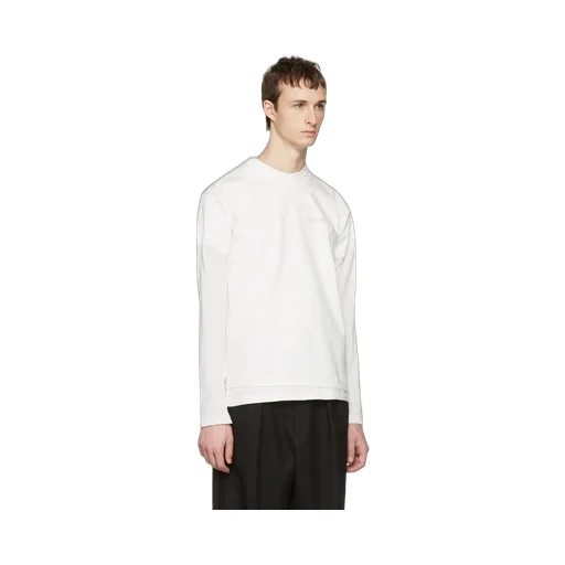 White Double Securite Long Sleeve T-Shirt