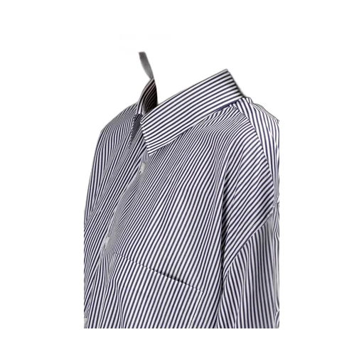 Striped Oversized Button-Down Shirt