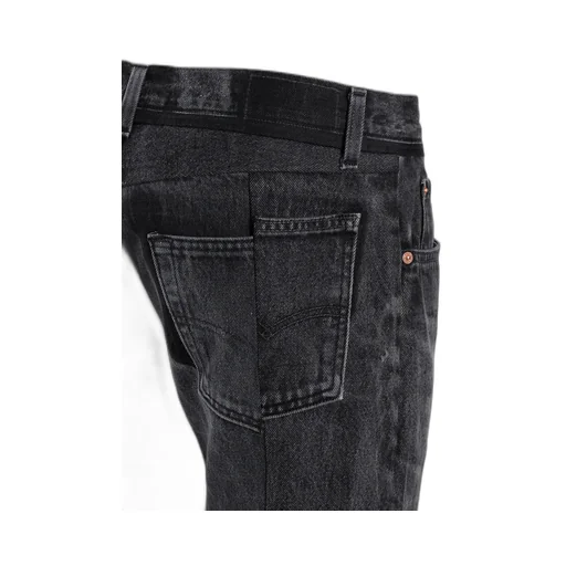 Black Reworked Jeans