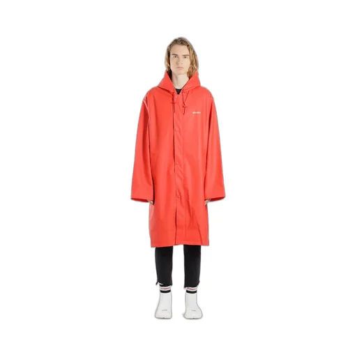 Red Logo Raincoat