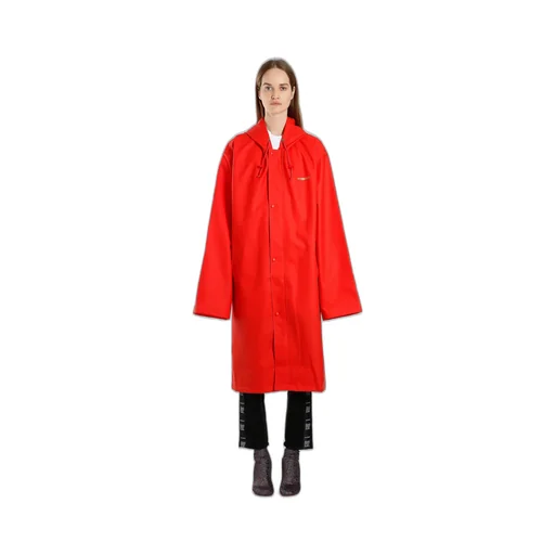 Red Logo Raincoat