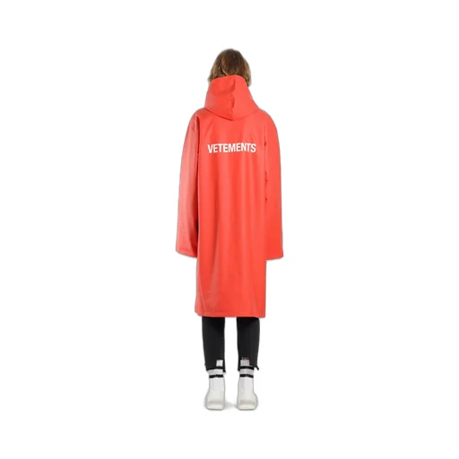 Red Logo Raincoat