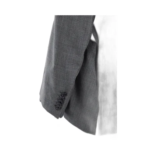 Grey Oversized Double Breasted Blazer