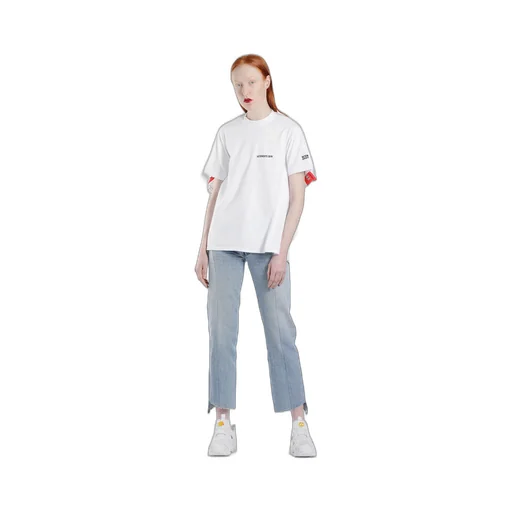 Open Back Calendar Print T-Shirt