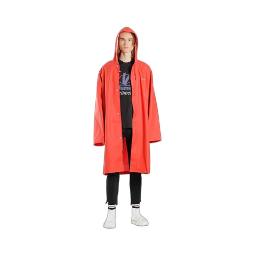 Red Logo Raincoat