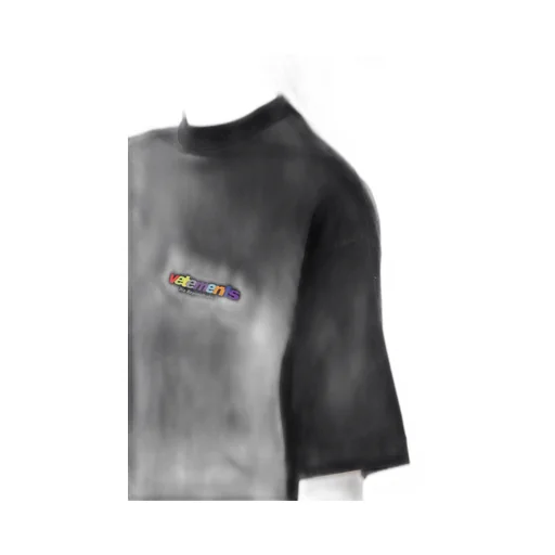 Black Multicolor Logo T-Shirt