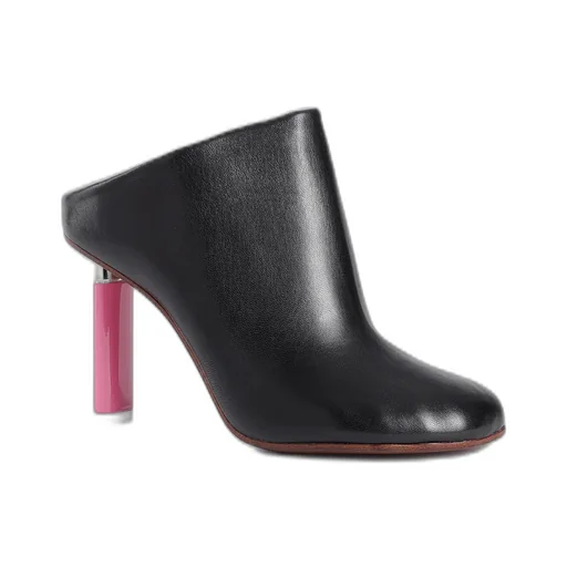 Lighter Pump Heels Black Leather