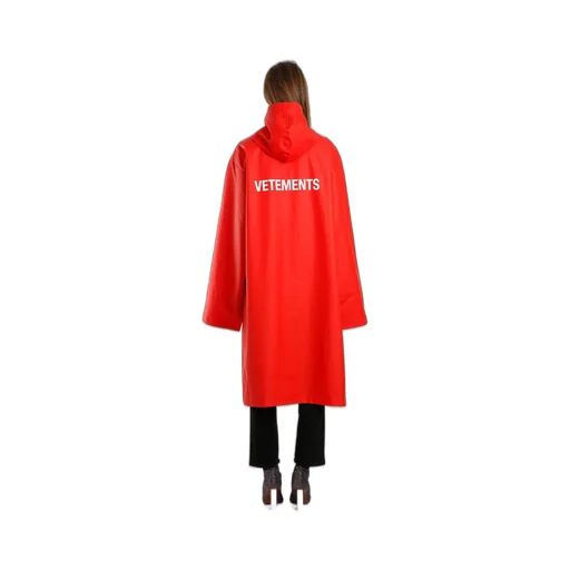 Red Logo Raincoat