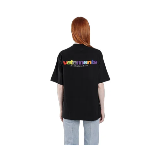 Black Multicolor Logo T-Shirt