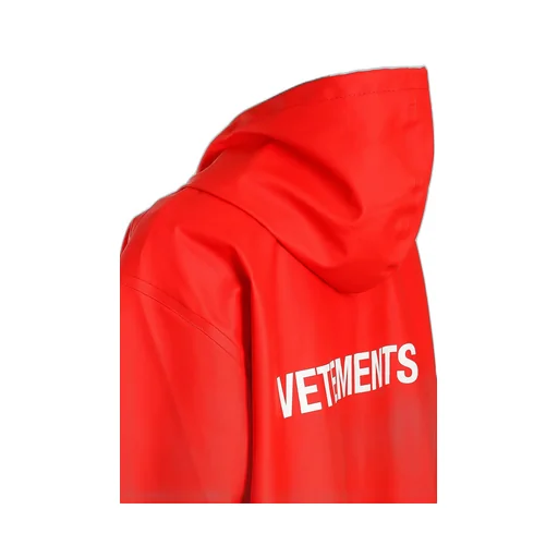 Red Logo Raincoat