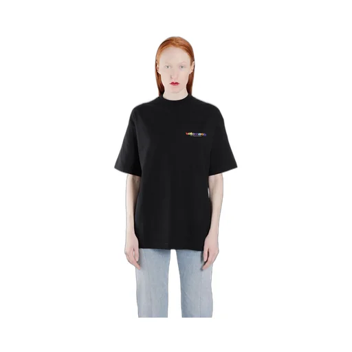 Black Multicolor Logo T-Shirt
