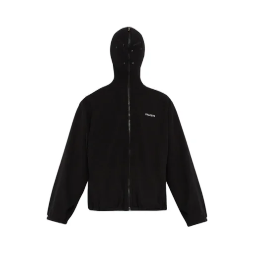 Fleece Mask Zip Up Hoodie