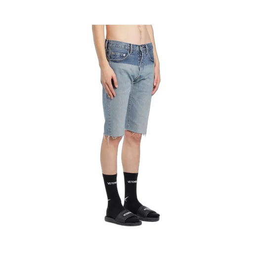 Cutup Denim Shorts
