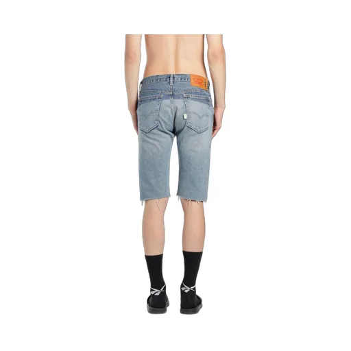 Cutup Denim Shorts