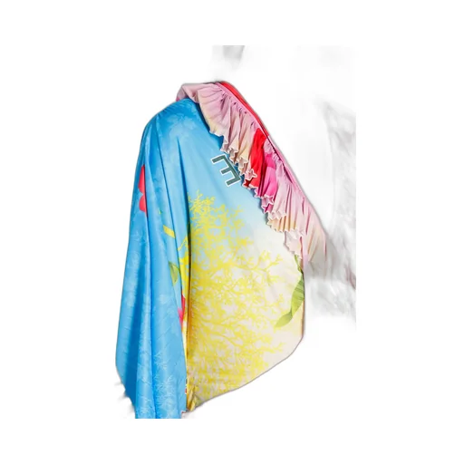 Flower Print Pleated Dress