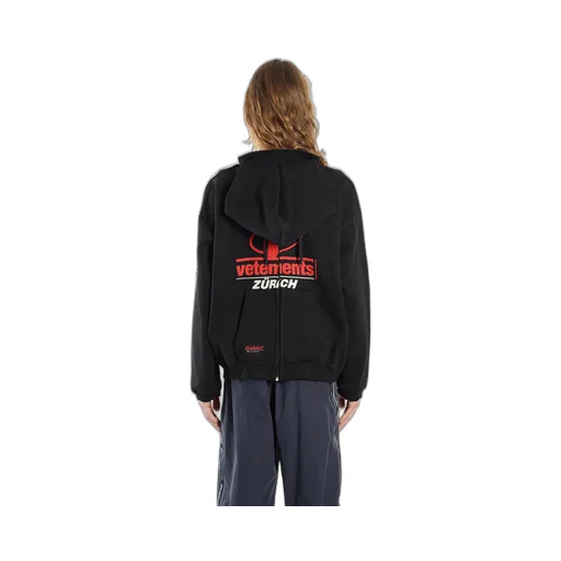 Zurich Double Sided Inside Out Zip Up Hoodie