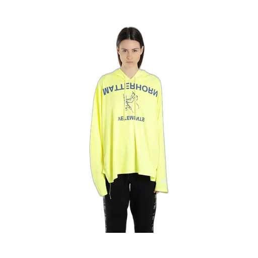 Yellow Watterhorn Graphic Hoodie