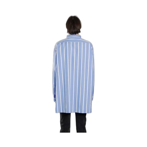 Striped Oversized Button-Down Shirt