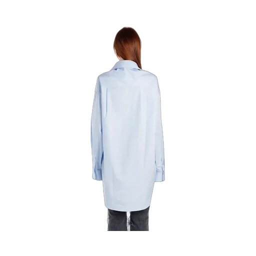 Light Blue Oversized Collar Shirt