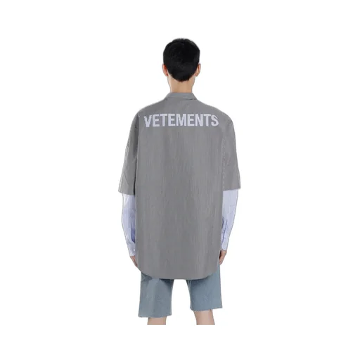 Stripe Fusion Oversized Shirt