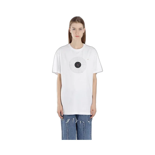 White Target Graphic T-Shirt