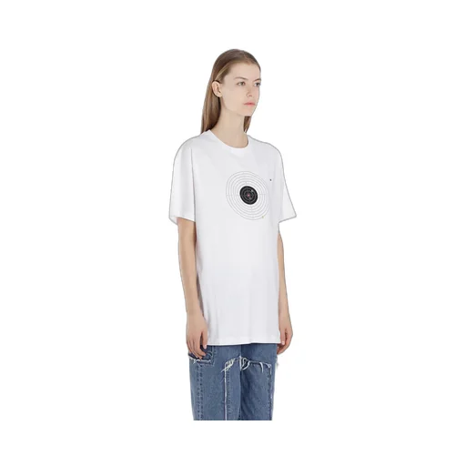 White Target Graphic T-Shirt
