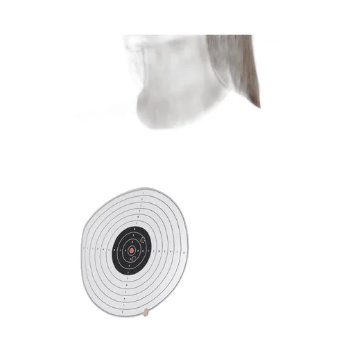 White Target Graphic T-Shirt