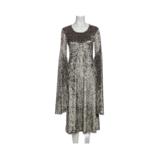 Leopard Print Long Sleeve Dress