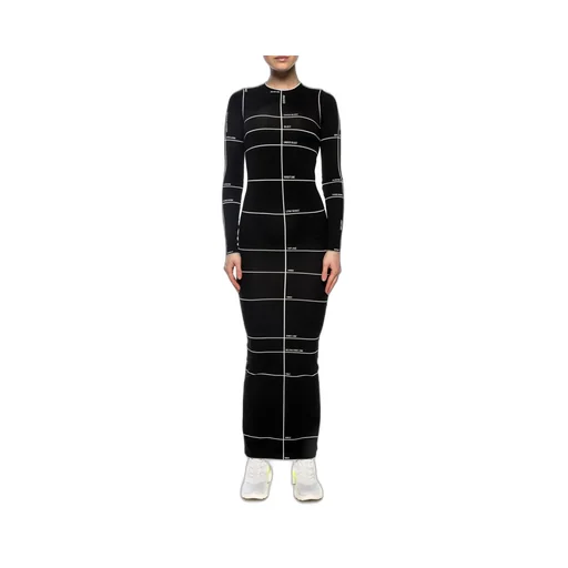 Long Sleeve Printed Dress