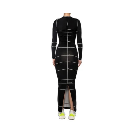 Long Sleeve Printed Dress
