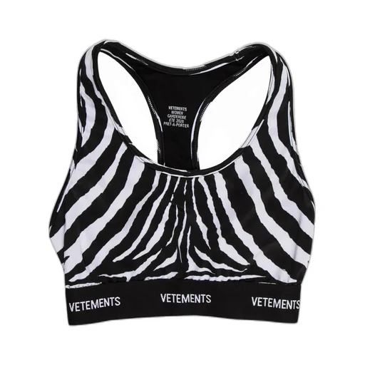 Zebra Print Bra Top