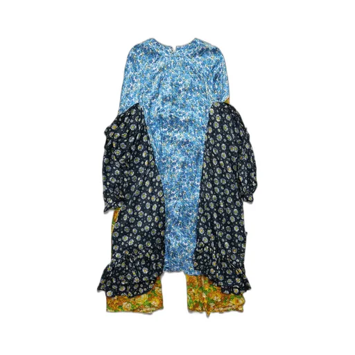 Floral Print Long Sleeved Dress