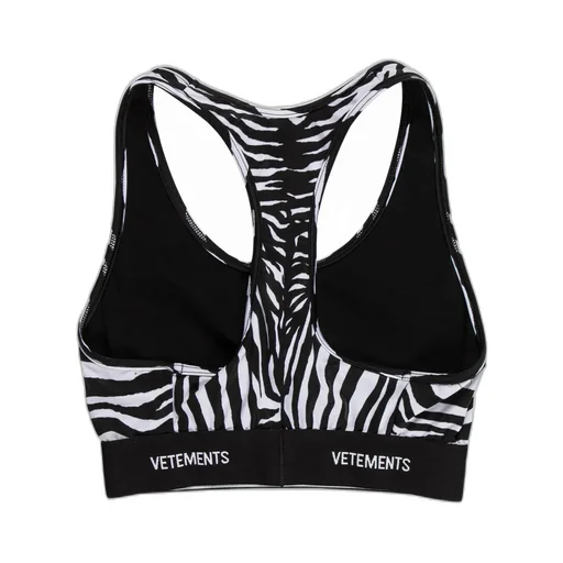 Zebra Print Bra Top