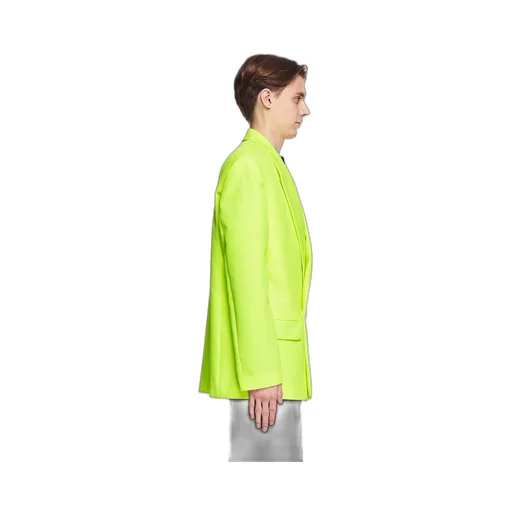 Green Double-Breasted Blazer