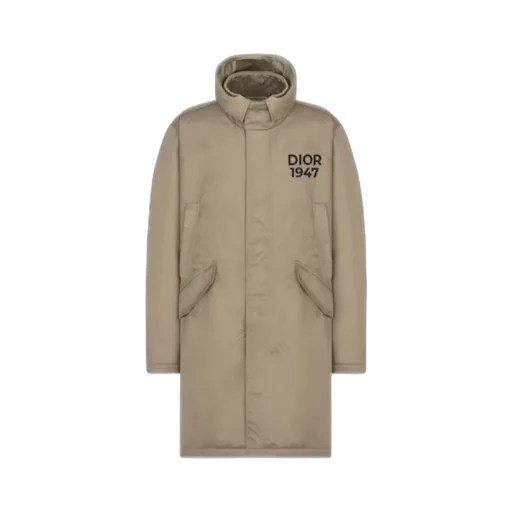 High Neck Long-Sleeved Coat