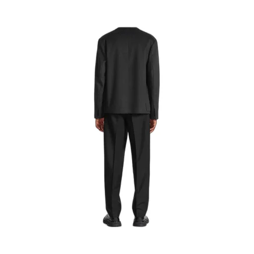 Pleat Detailed Straight Leg Trousers