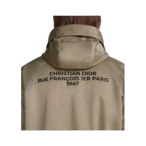 High Neck Long-Sleeved Coat