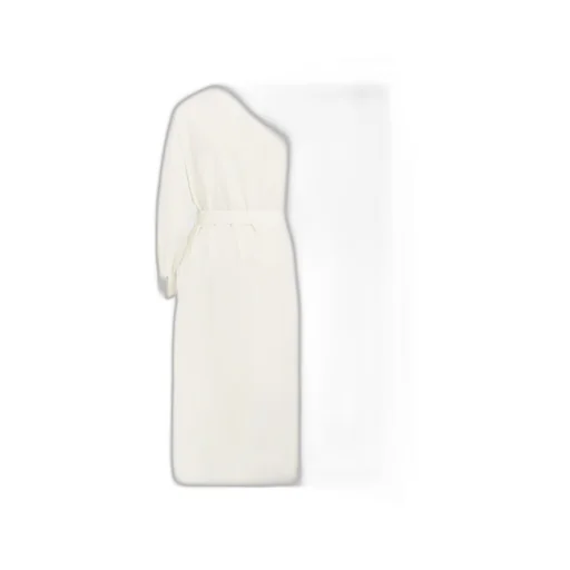 Asymmetric Mid-Length Shirt Dress