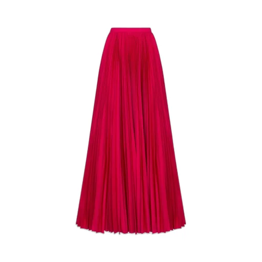 Long Pleated Skirt